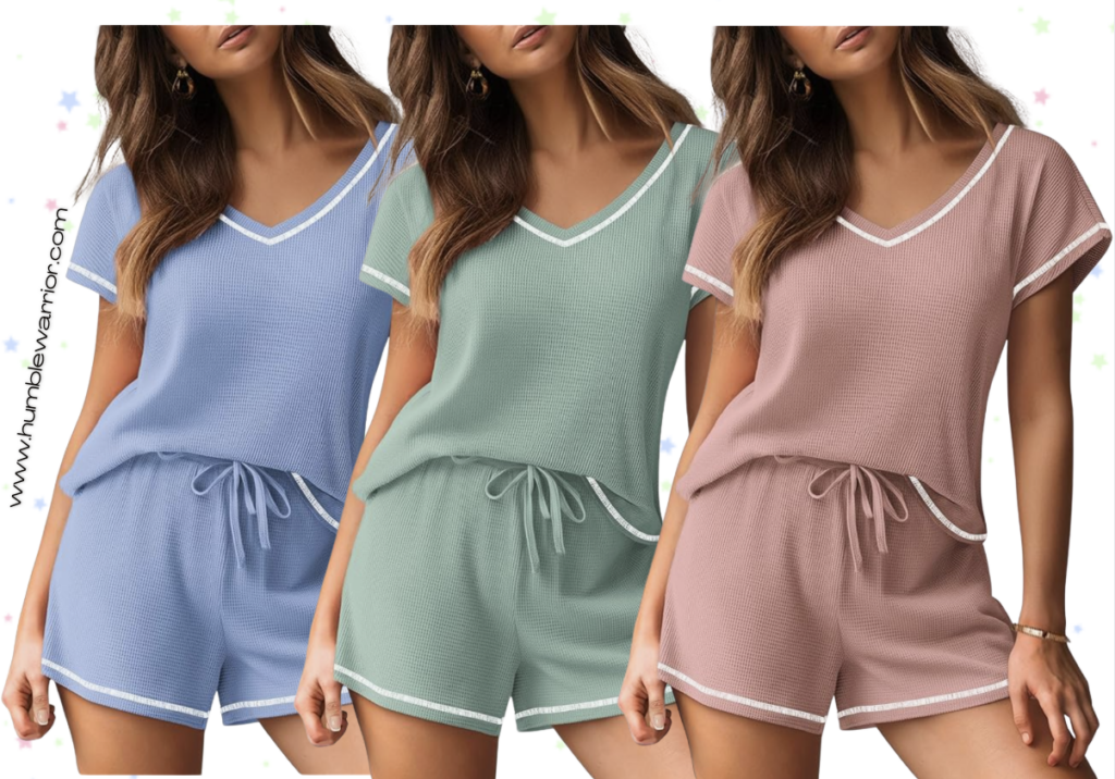 Ekouaer Waffle Knit Lounge Set!